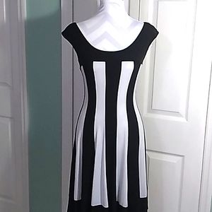 Cute black and white dress